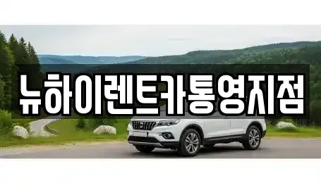 경남 통영시 장기렌트카 전문 뉴하이렌트카통영지점