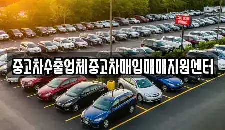경남 통영시 중고차 전문 중고차수출업체중고차매입매매지원센터