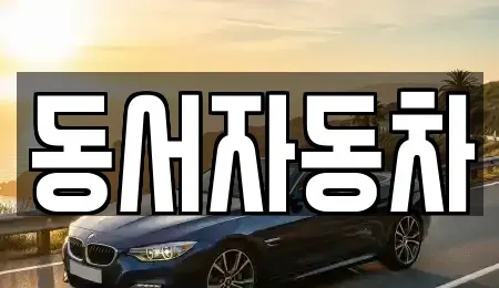 경남 통영시 태평동 중고차 전문 동서자동차