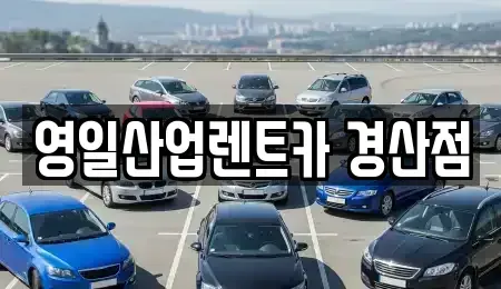 경북 경산시 백천동 렌트카 전문 영일산업렌트카 경산점