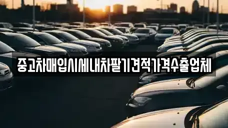 경북 경산시 삼북동 중고차매입 전문 중고차매입시세내차팔기견적가격수출업체