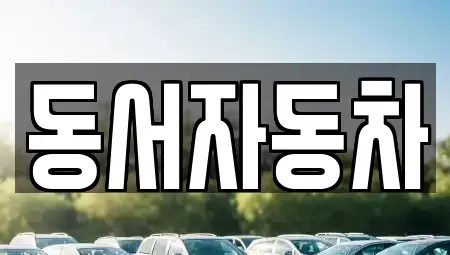 경북 경산시 삼풍동 중고차 전문 동서자동차