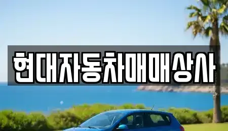 경북 김천시 백옥동 중고차매매 전문 현대자동차매매상사