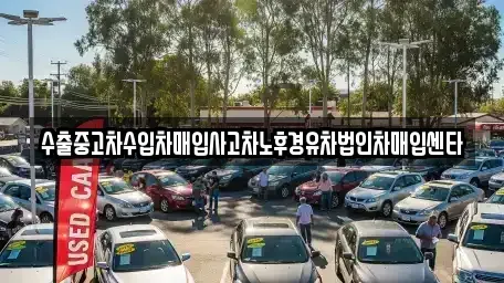 경북 김천시 백옥동 중고차매입 전문 수출중고차수입차매입사고차노후경유차법인차매입센타