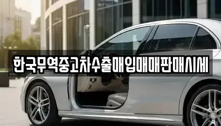 경북 김천시 백옥동 중고차매입 전문 한국무역중고차수출매입매매판매시세