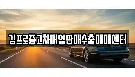 경북 상주시 냉림동 중고차매입 전문 김프로중고차매입판매수출매매센터