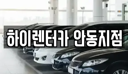 경북 안동시 신세동 렌트카 전문 하이렌터카 안동지점