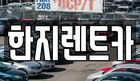경북 포항시 남구 장흥동 렌트카 전문 한지렌트카