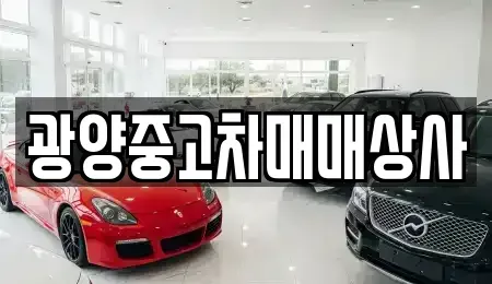 경상남도 사천시 신수동 중고차매매 전문 광양중고차매매상사
