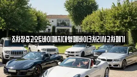 경상남도 창원시 마산합포구 대내동 중고차 전문 조차장중고오토바이폐지대행폐바이크처리사고차폐기