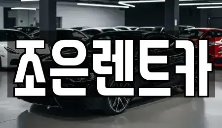 경상남도 창원시 마산합포구 중앙동3가 렌트카 전문 조은렌트카