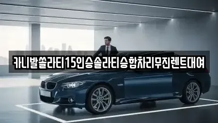 경상남도 창원시 마산합포구 중앙동3가 렌트카 전문 카니발쏠라티15인승솔라티승합차리무진렌트대여