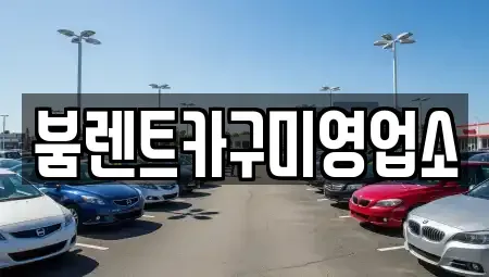 경상북도 구미시 선기동 렌트카 전문 붐렌트카구미영업소