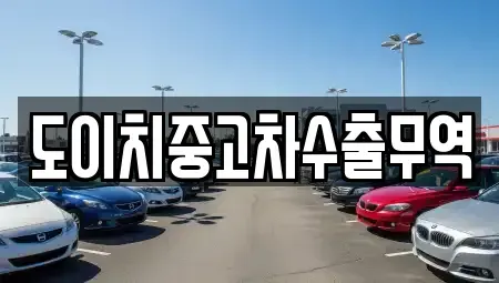 경상북도 구미시 원평동 중고차 전문 도이치중고차수출무역