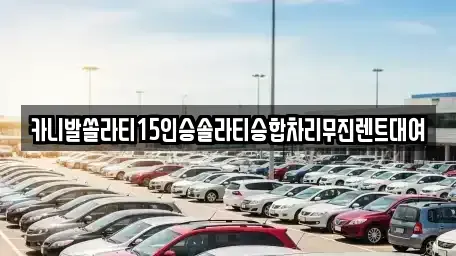 경상북도 상주시 낙동면 렌트카 전문 카니발쏠라티15인승솔라티승합차리무진렌트대여