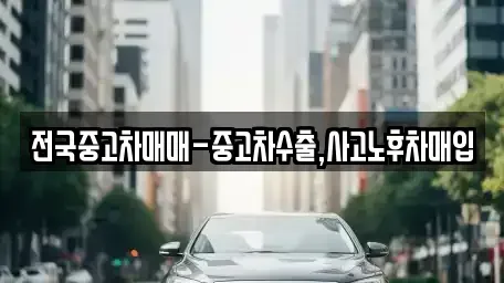 경상북도 상주시 낙동면 중고차매입 전문 전국중고차매매-중고차수출,사고노후차매입
