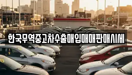 경상북도 상주시 낙동면 중고차매입 전문 한국무역중고차수출매입매매판매시세