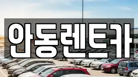 경상북도 안동시 운안동 렌트카 전문 안동렌트카