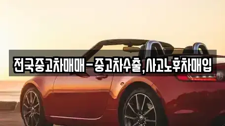 경상북도 안동시 운안동 중고차매입 전문 전국중고차매매-중고차수출,사고노후차매입