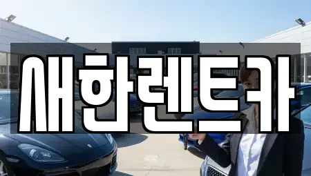 경상북도 영천시 화룡동 렌트카 전문 새한렌트카