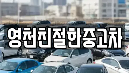 경상북도 영천시 화룡동 중고차매매 전문 영천친절한중고차
