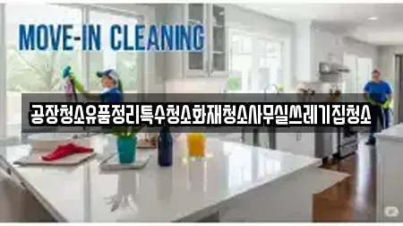 공장청소유품정리특수청소화재청소사무실쓰레기집청소