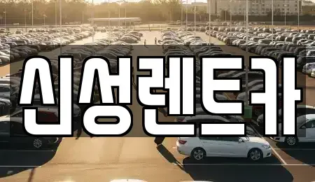 광주광역시 서구 농성동 렌트카 전문 신성렌트카