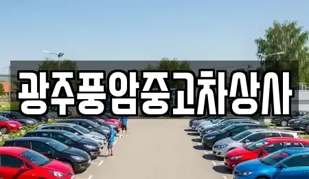 광주광역시 서구 농성동 중고차 전문 광주풍암중고차상사