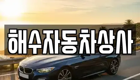대구 동구 부동 중고차매매 전문 해수자동차상사