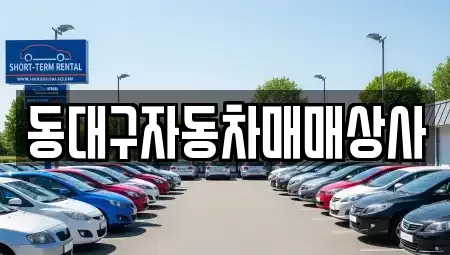 대구 동구 입석동 중고차 전문 동대구자동차매매상사