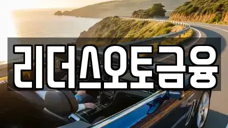 대구 중구 달성동 장기렌트카 전문 리더스오토금융