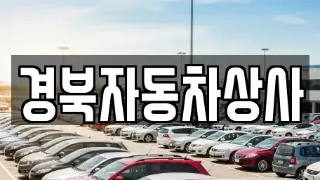 대구 중구 대안동 중고차 전문 경북자동차상사