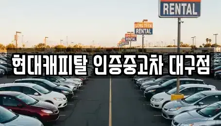 대구광역시 달서구 월암동 중고차 전문 현대캐피탈 인증중고차 대구점