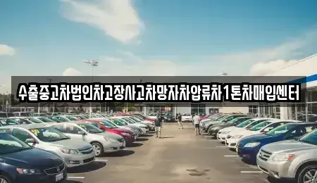 대구광역시 달성군 유가읍 중고차 전문 수출중고차법인차고장사고차망자차압류차1톤차매입센터