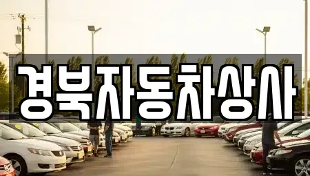 대구광역시 동구 미대동 중고차매매 전문 경북자동차상사