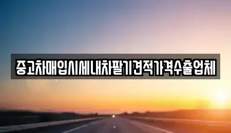 대구광역시 동구 방촌동 중고차매입 전문 중고차매입시세내차팔기견적가격수출업체