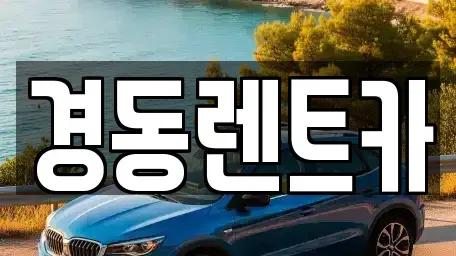 대구광역시 중구 향촌동 렌트카 전문 경동렌트카