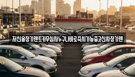 대전 유성구 신동 장기렌트카 전문 저신용장기렌트카무심사누구나바로즉시가능중고신차장기렌