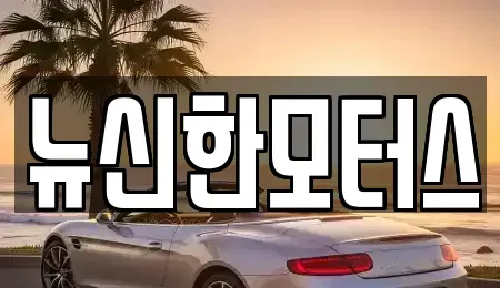 대전 유성구 신동 중고차매매 전문 뉴신한모터스