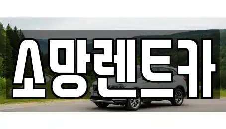 대전광역시 대덕구 목상동 렌트카 전문 소망렌트카