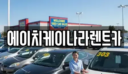 대전광역시 대덕구 목상동 렌트카 전문 에이치케이나라렌트카