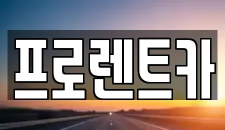 대전광역시 대덕구 석봉동 장기렌트카 전문 프로렌트카