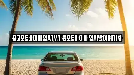 대전광역시 대덕구 석봉동 중고차매입 전문 중고오토바이매입ATV사륜오토바이매입사발이폐기차
