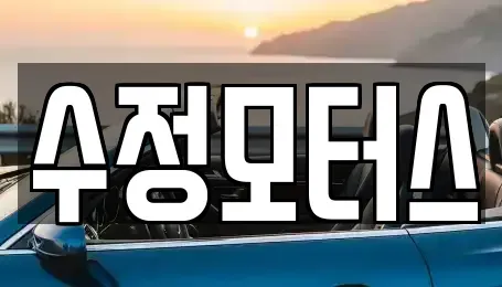 대전광역시 유성구 금고동 중고차 전문 수정모터스