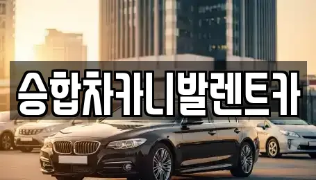대전광역시 유성구 봉산동 렌트카 전문 승합차카니발렌트카
