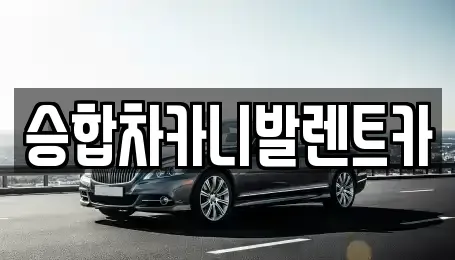 대전광역시 중구 산성동 렌트카 전문 승합차카니발렌트카