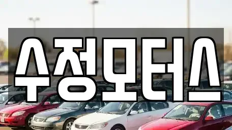 대전광역시 중구 산성동 중고차매매 전문 수정모터스