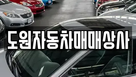 부산 강서구 중고차 전문 도원자동차매매상사