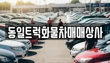 부산 강서구 중고차 전문 동일트럭화물차매매상사