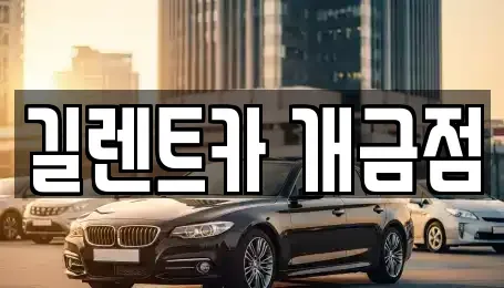 부산광역시 부산진구 개금동 렌트카 전문 길렌트카 개금점